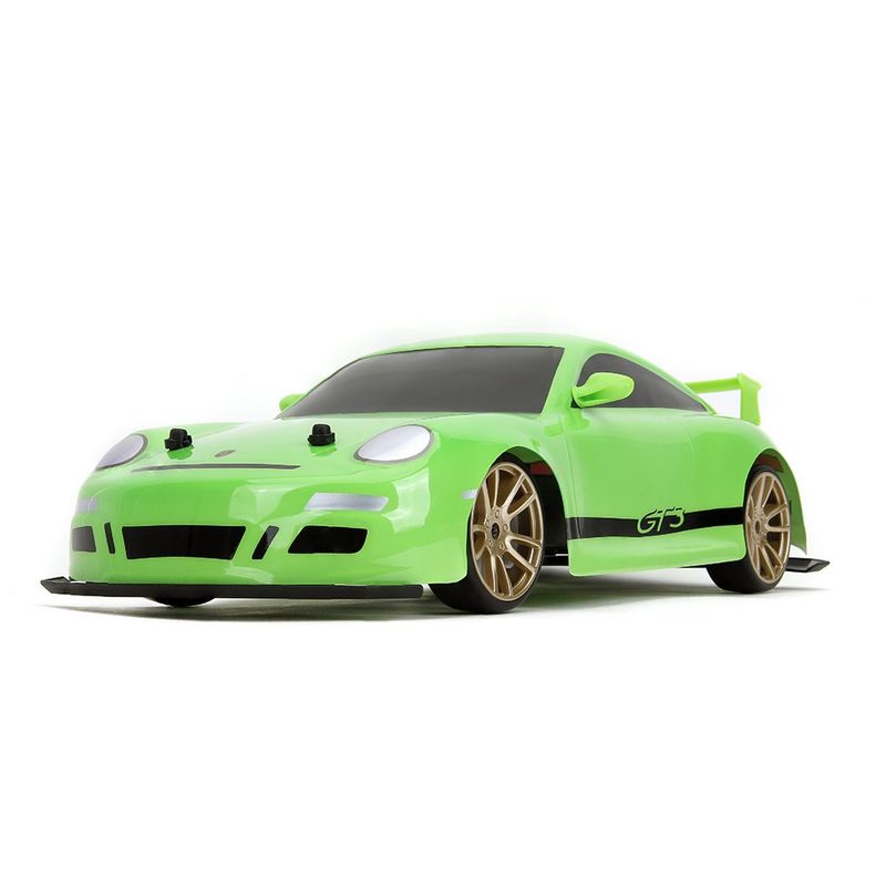 Carro Fast & Furious Porsche 911 GT3 R/C Drift Escala 1:10 Color Verde