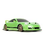 Carro Fast & Furious Porsche 911 GT3 R/C Drift Escala 1:10 Color Verde