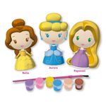 Set de 3 Figuras de Yeso para Colorear Disney Princesas
