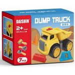 Camión de Volteo Infantil Daishin con Accesorios de Construcción Color Amarillo