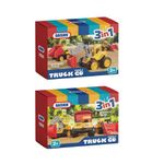 Set de Vehículos de Construcción 3 en 1 Diseños Surtidos