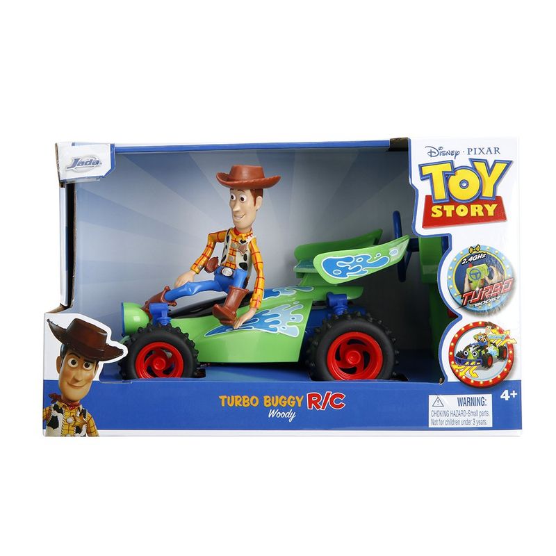 Carro Turbo Buggy RC con Woody 5.5 plg Disney Pixar Toy Story