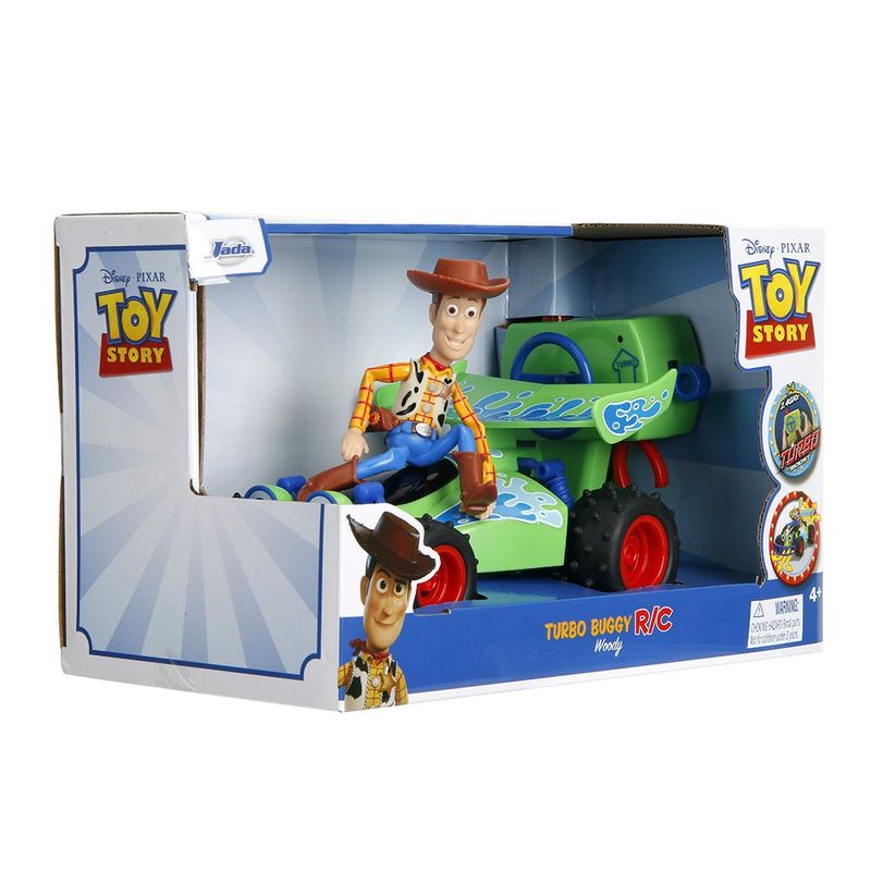 Carro Turbo Buggy RC con Woody 5.5 plg Disney Pixar Toy Story