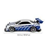 Carro Fast & Furious Nissan Skyline GT-R R/C 2002 Escala 1:10 Color Plateado