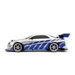 Carro Fast & Furious Nissan Skyline GT-R R/C 2002 Escala 1:10 Color Plateado