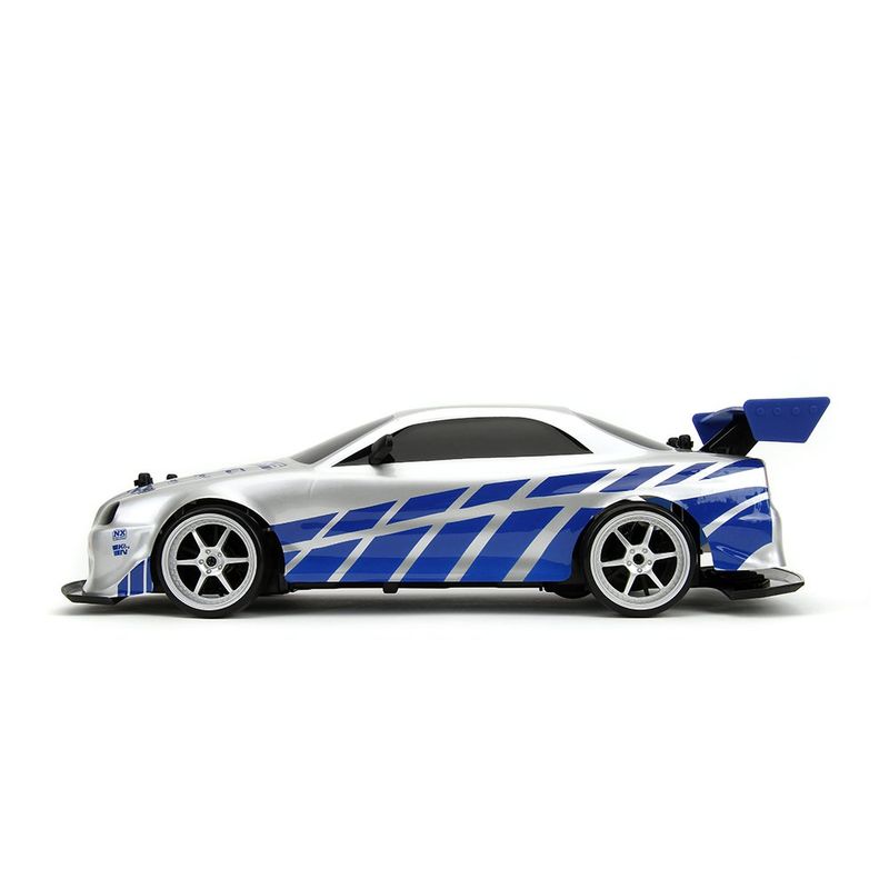 Carro Fast & Furious Nissan Skyline GT-R R/C 2002 Escala 1:10 Color Plateado