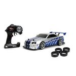Carro Fast & Furious Nissan Skyline GT-R R/C 2002 Escala 1:10 Color Plateado
