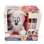 Peluche para Colorear de Mickey Mouse Disney Junior Kit Creativo Infantil