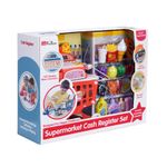 Caja Registradora con Carro de Supermercado y Accesorios Multicolor