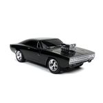 Carro Fast & Furious R/C 1970 Dodge Charger R/T Escala 1:16 Color Negro