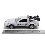 Máquina del Tiempo Back to the Future Die Cast Escala 1:32 Color Blanco
