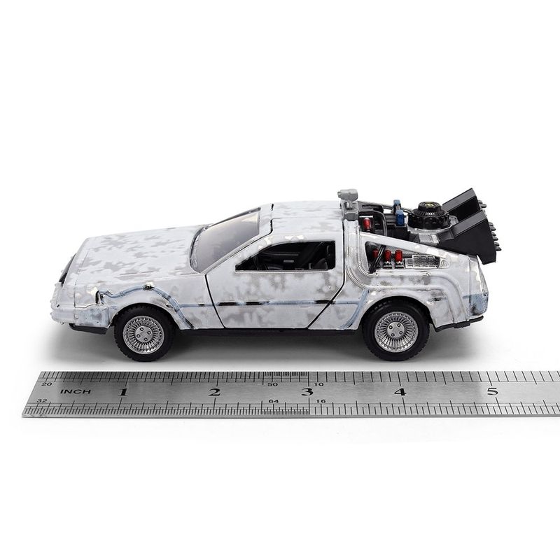 Máquina del Tiempo Back to the Future Die Cast Escala 1:32 Color Blanco