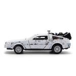 Máquina del Tiempo Back to the Future Die Cast Escala 1:32 Color Blanco