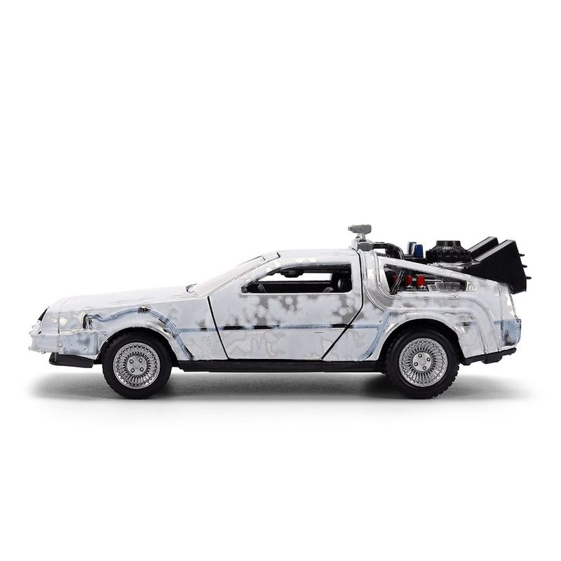 Máquina del Tiempo Back to the Future Die Cast Escala 1:32 Color Blanco