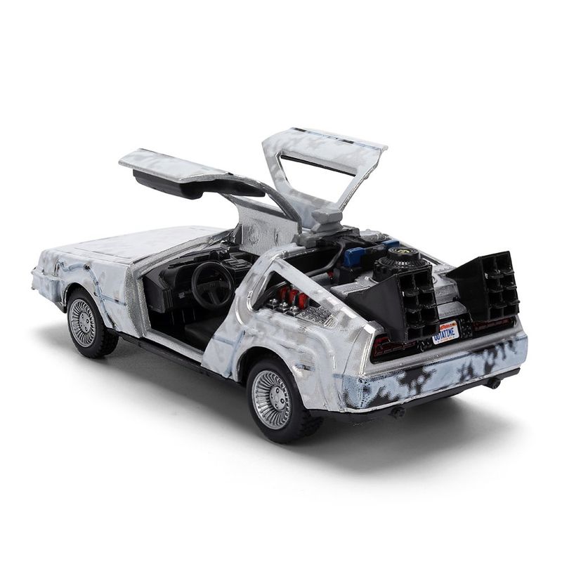 Máquina del Tiempo Back to the Future Die Cast Escala 1:32 Color Blanco