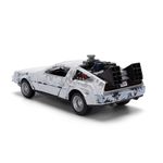 Máquina del Tiempo Back to the Future Die Cast Escala 1:32 Color Blanco