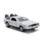 Máquina del Tiempo Back to the Future Die Cast Escala 1:32 Color Blanco