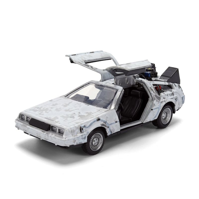 Máquina del Tiempo Back to the Future Die Cast Escala 1:32 Color Blanco