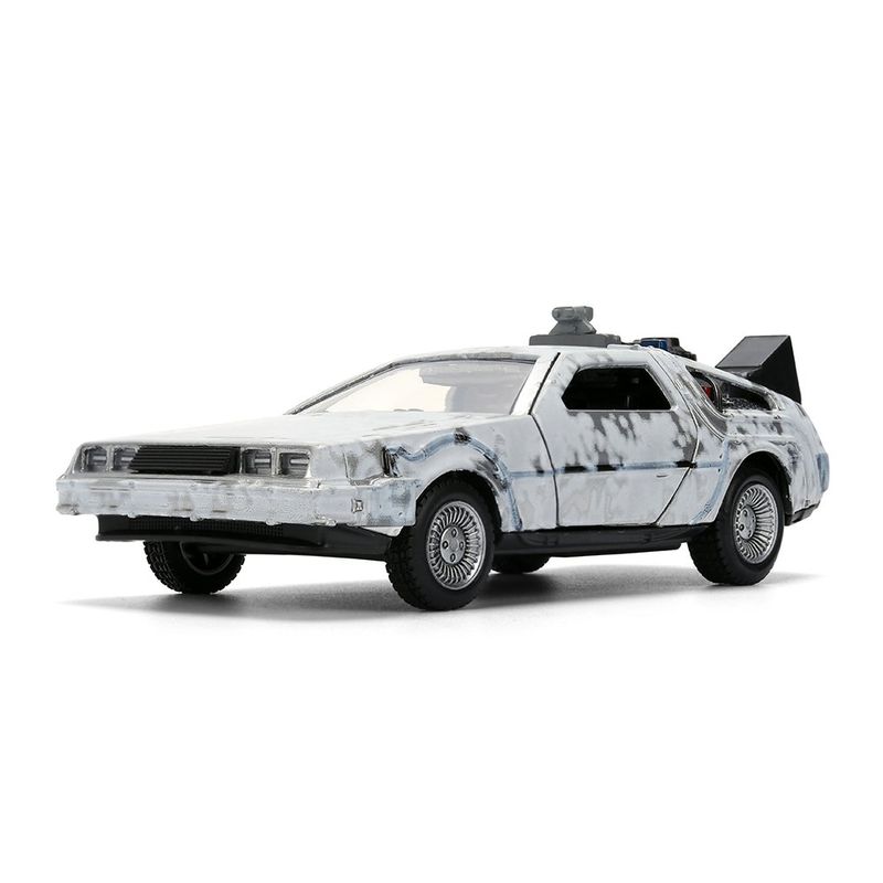 Máquina del Tiempo Back to the Future Die Cast Escala 1:32 Color Blanco