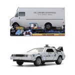 Máquina del Tiempo Back to the Future Die Cast Escala 1:32 Color Blanco
