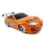 Carro Fast & Furious Toyota Supra R/C de Brian Escala 1:16 Color Naranja