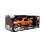 Carro Fast & Furious Toyota Supra R/C de Brian Escala 1:16 Color Naranja