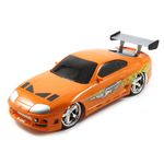 Carro Fast & Furious Toyota Supra R/C de Brian Escala 1:16 Color Naranja
