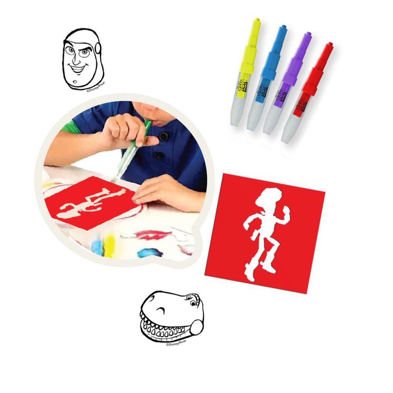 Kit de Aerógrafo y Libro para Colorear Toy Story 5 Disney Pixar