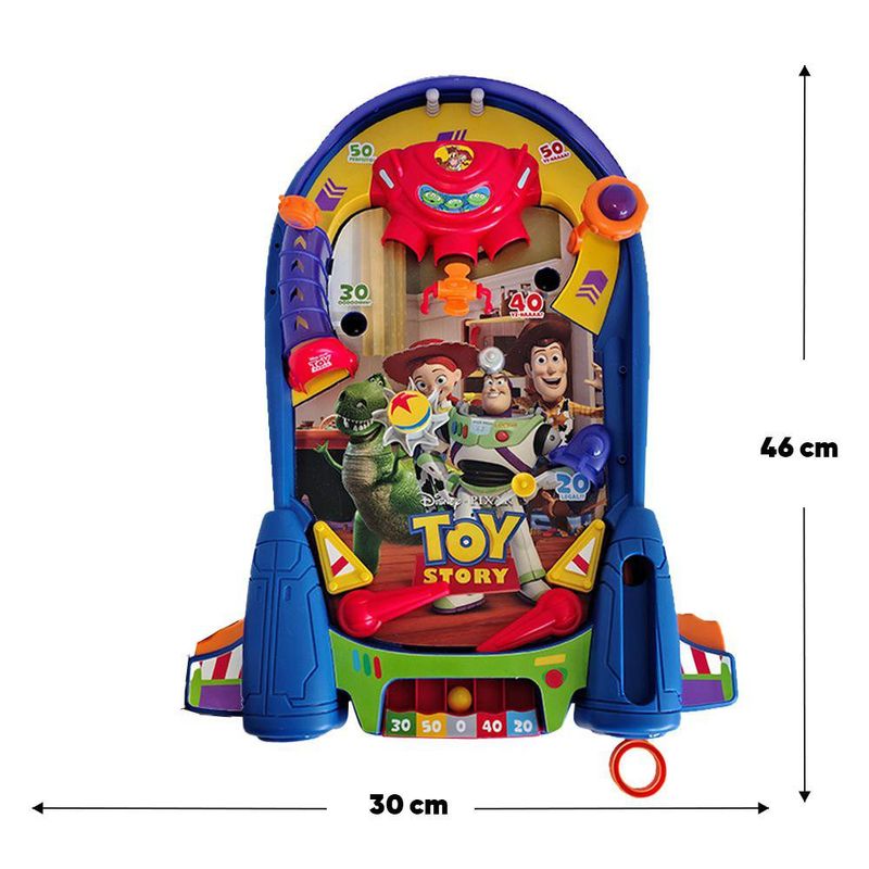Juego de Mesa Pinball Toy Story Estilo Arcade Infantil Multicolor