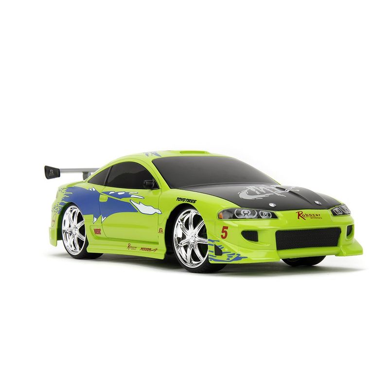 Carro Fast & Furious R/C 1995 Mitsubishi Eclipse Escala 1:16 Color Verde