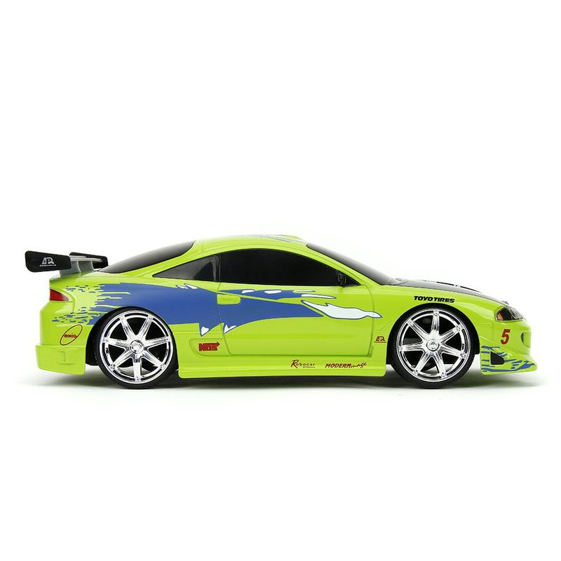 Carro Fast & Furious R/C 1995 Mitsubishi Eclipse Escala 1:16 Color Verde