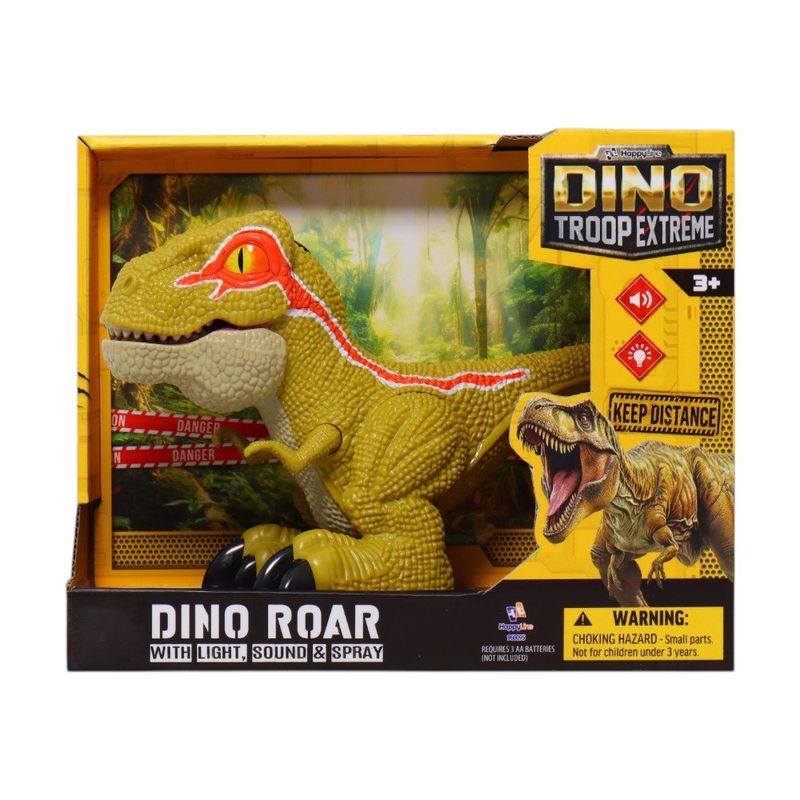 Dinosaurio Dino Roar con Luz, Sonido y Spray Diseños Surtidos