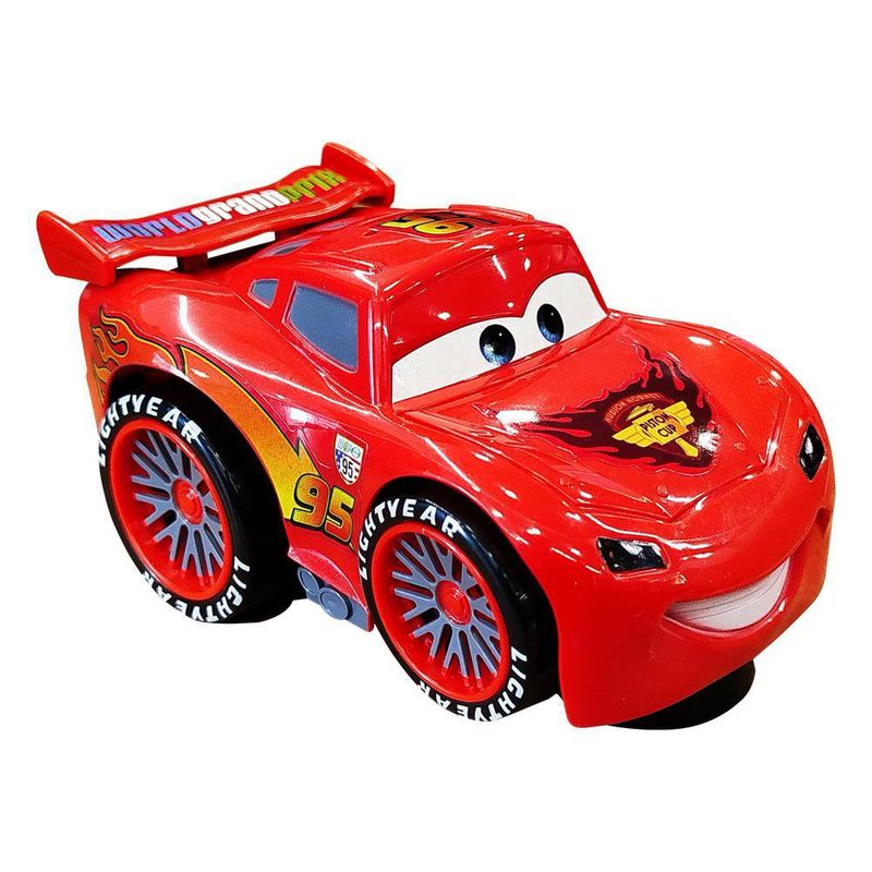 Carro Bate y Vuelve Rayo McQueen Cars Disney Pixar