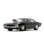 Carro Fast & Furious FF1 1970 Dodge Charger Die Cast de Colección Color Negro
