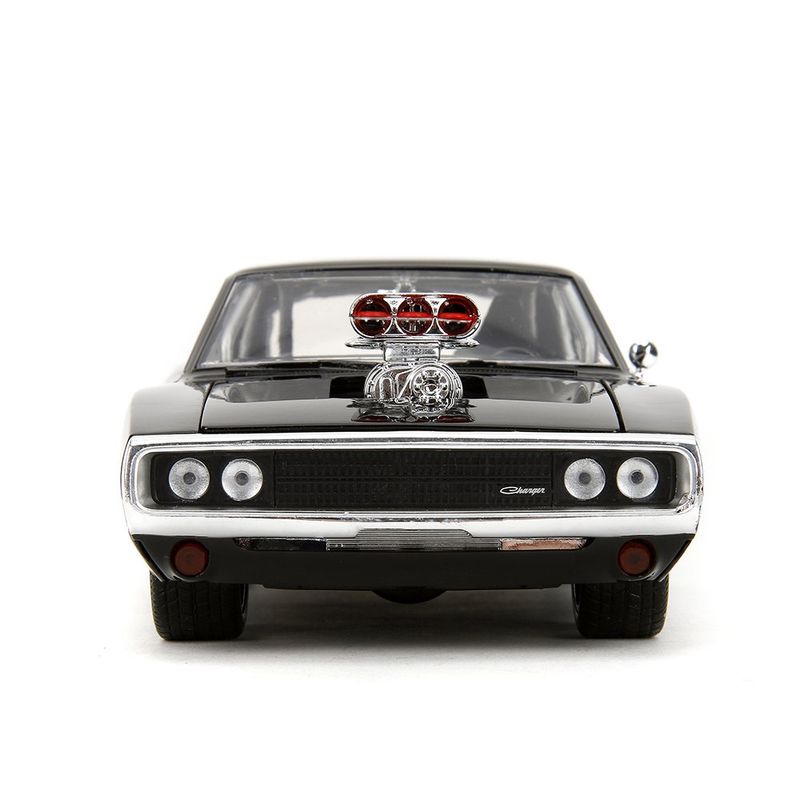 Carro Fast & Furious FF1 1970 Dodge Charger Die Cast de Colección Color Negro