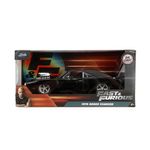 Carro Fast & Furious FF1 1970 Dodge Charger Die Cast de Colección Color Negro