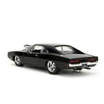 Carro Fast & Furious FF1 1970 Dodge Charger Die Cast de Colección Color Negro