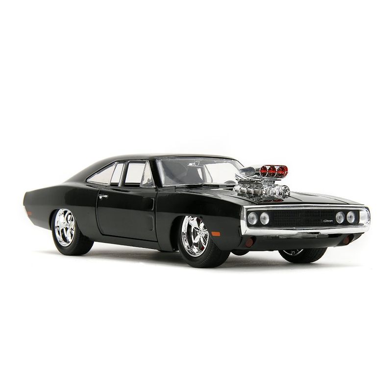 Carro Fast & Furious FF1 1970 Dodge Charger Die Cast de Colección Color Negro