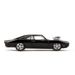 Carro Fast & Furious FF1 1970 Dodge Charger Die Cast de Colección Color Negro