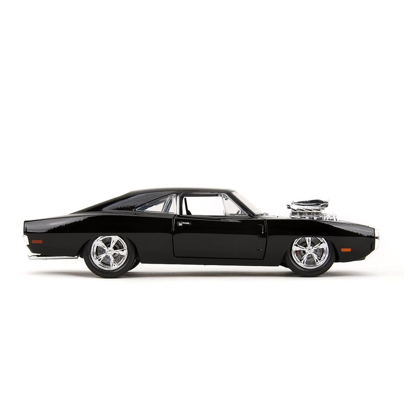 Carro Fast & Furious FF1 1970 Dodge Charger Die Cast de Colección Color Negro