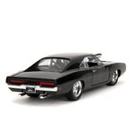 Carro Fast & Furious FF1 1970 Dodge Charger Die Cast de Colección Color Negro