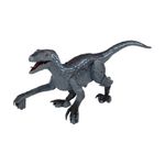 Dinosaurio Caminador R/C Velociraptor Dino Troop Extreme con Luz y Sonido Color Gris