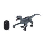 Dinosaurio Caminador R/C Velociraptor Dino Troop Extreme con Luz y Sonido Color Gris