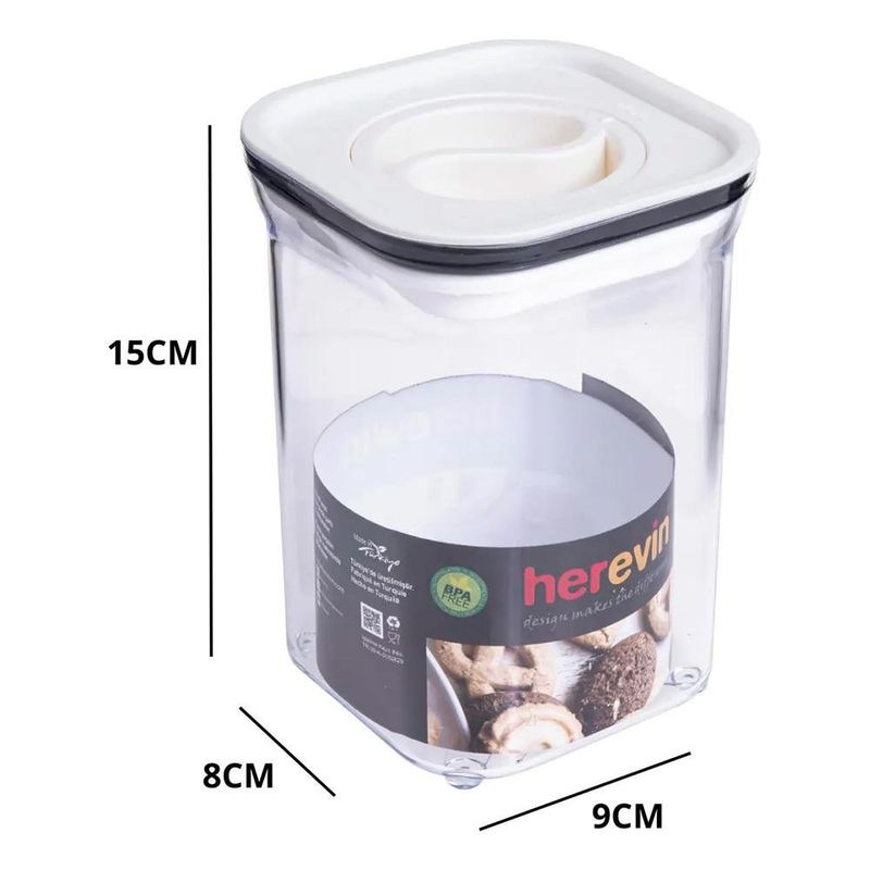 Contenedor Hermético Plástico 1.1 Litros