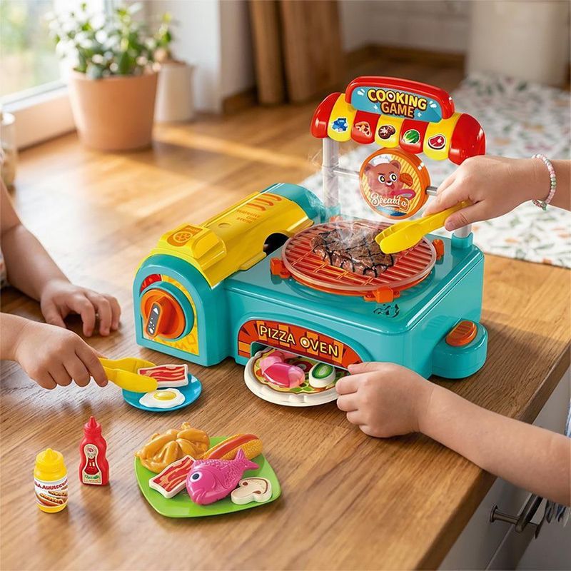 Set de Cocina Infantil Learning Fun con Luz, Sonido y Accesorios Multicolor
