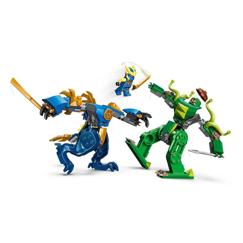 LEGO NINJAGO Batalla del Dragón Mech de Jay de 107 Piezas