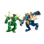 LEGO NINJAGO Batalla del Dragón Mech de Jay de 107 Piezas