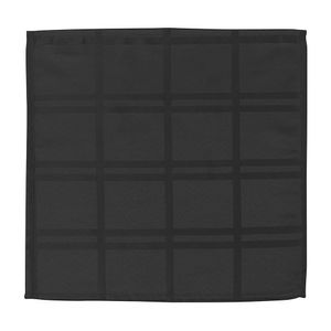 Set de 4 Servilletas con Relieve Negro