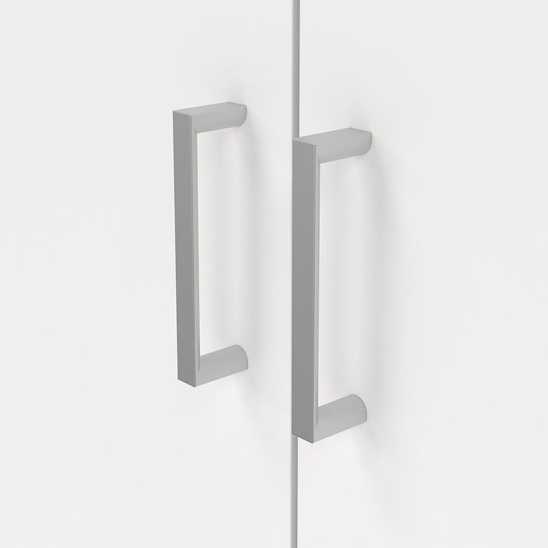 Armario Space Blanco de 2 Puertas y 1 Gaveta para Dormitorio de 79.4 x 35.7 x 170.4 cm