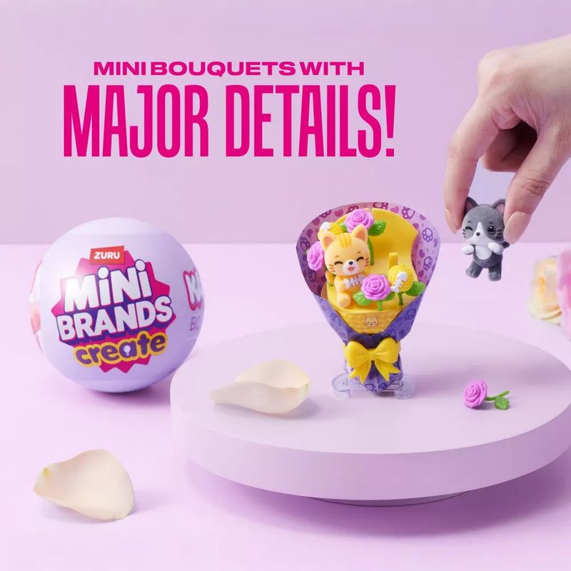 Mini Brands Create Kawaii Bouquet en Presentación Surtida